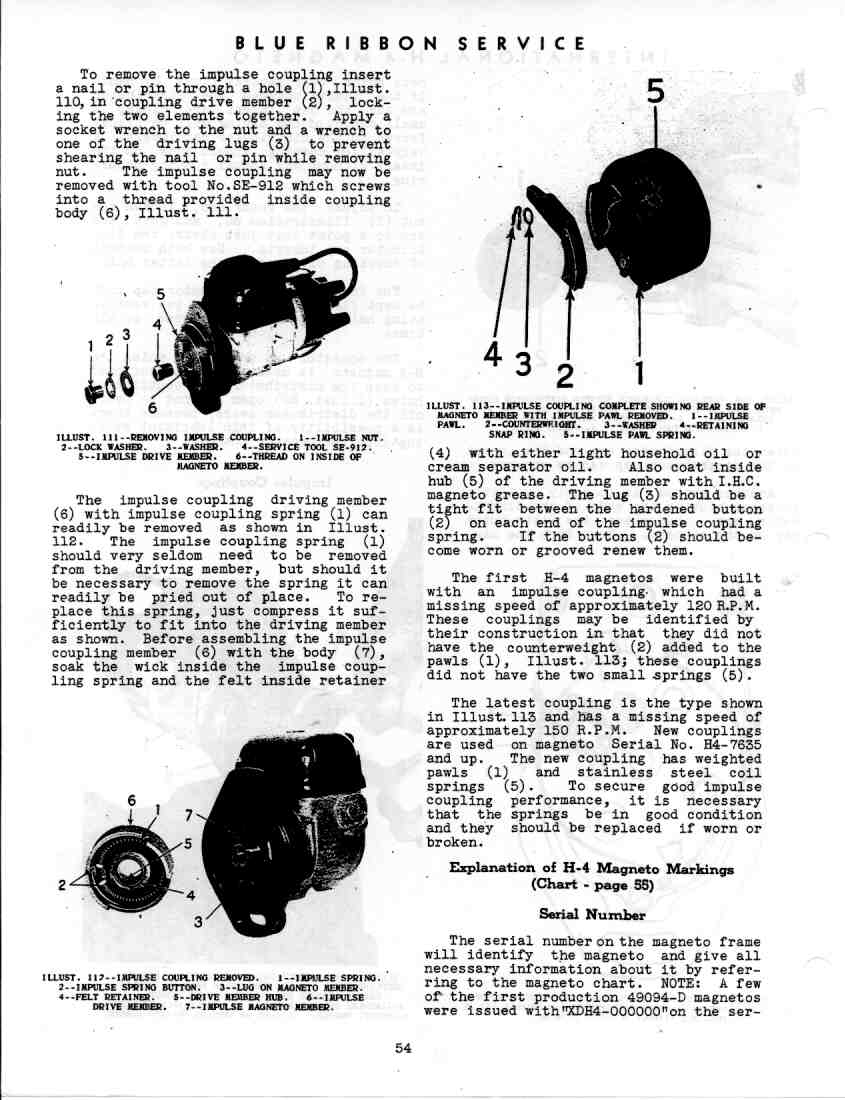 GSS-5035 Service Manual Magnetos